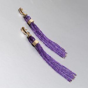 Fleur Violette Ohrringe